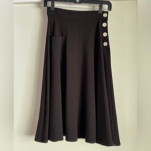 House of Foxy Black Whirlaway Skirt